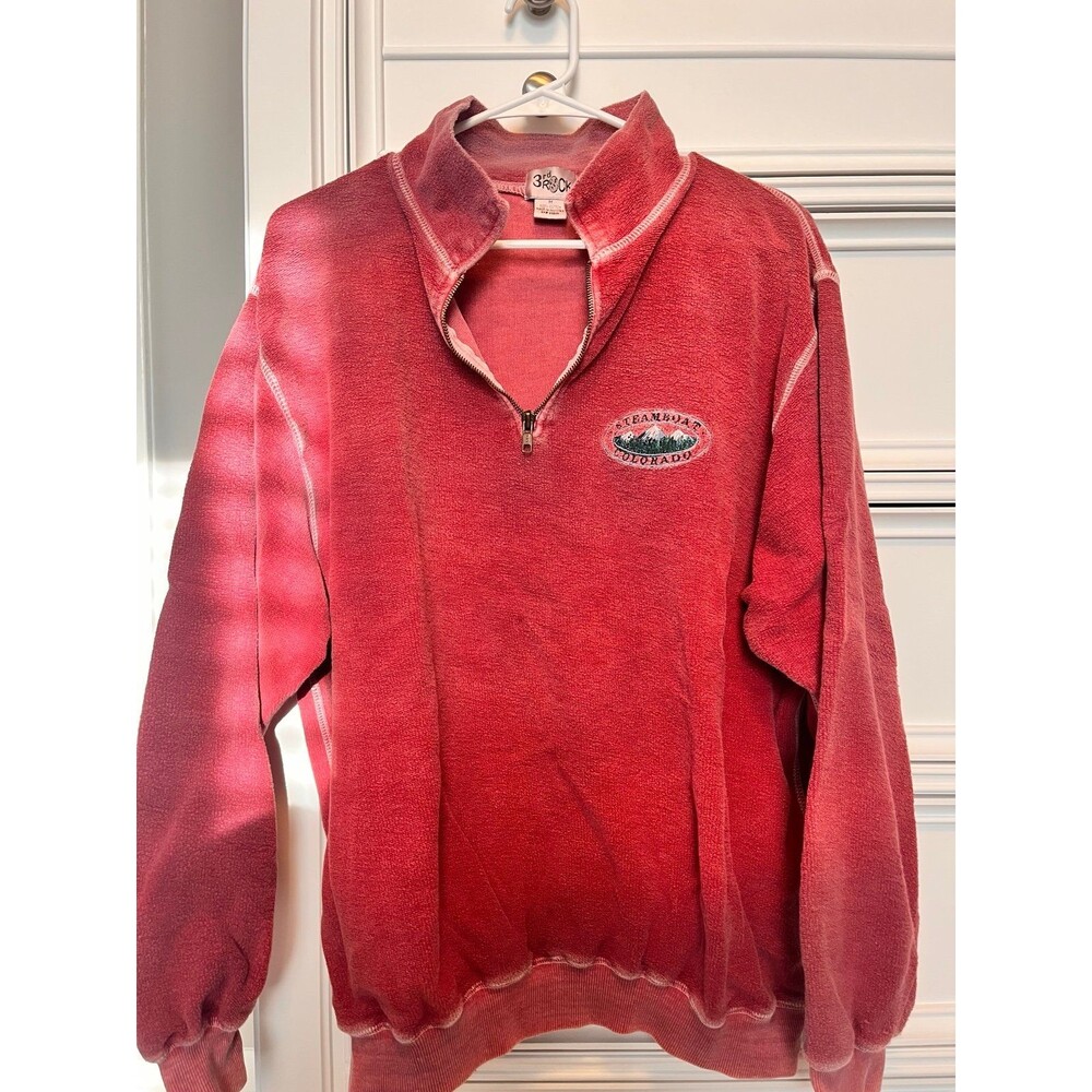 Quarter zip crewneck